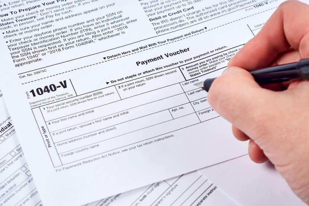 What Is Form 1040-V? 