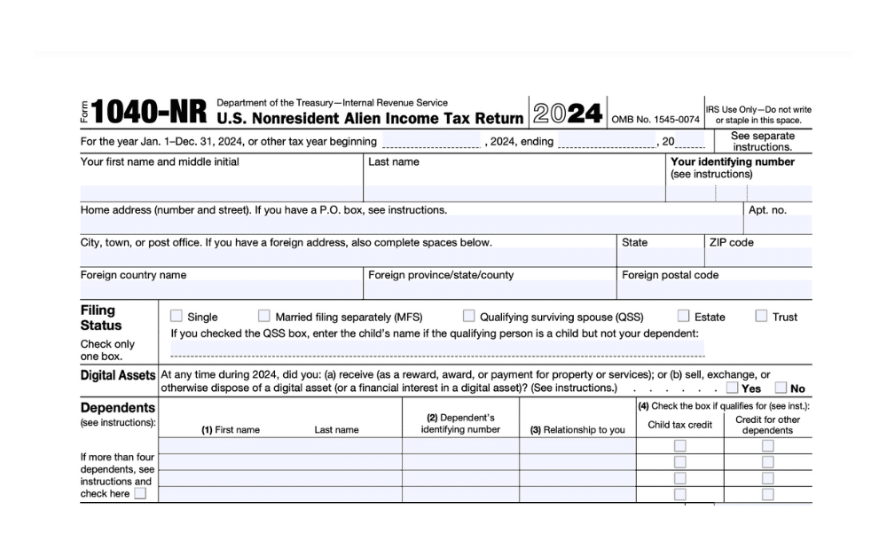 Form 1040NR