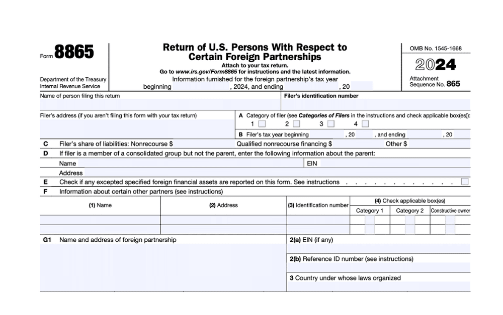 Form 8865